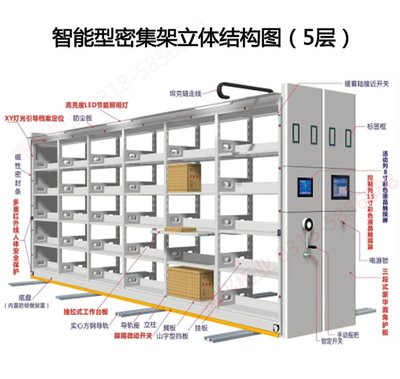 振兴柜业智能密集架生产商档案室电动密集柜生产企业