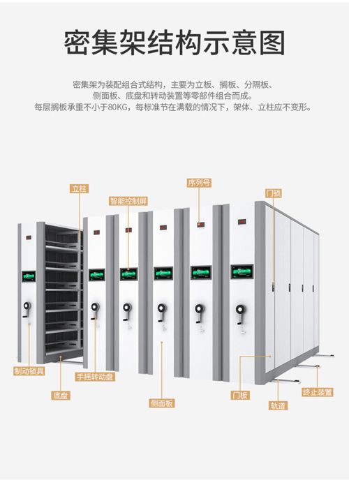 图书馆密集柜钢材结合图书档案架惠州市图书馆密集架生产厂家